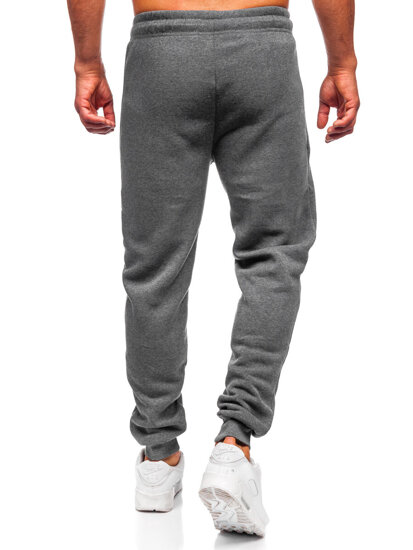 Homme Pantalon jogger épais Anthracite Bolf JX6217