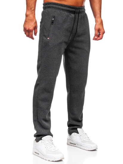 Homme Pantalon jogger épais Anthracite Bolf JX6278