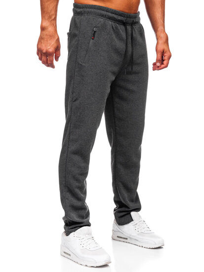 Homme Pantalon jogger épais Anthracite Bolf JX6279