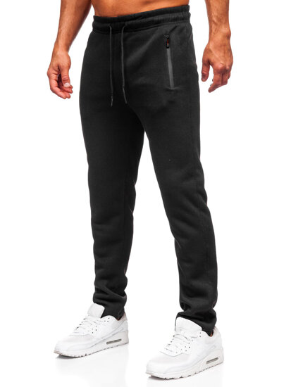 Homme Pantalon jogger épais Noir Bolf JX6212