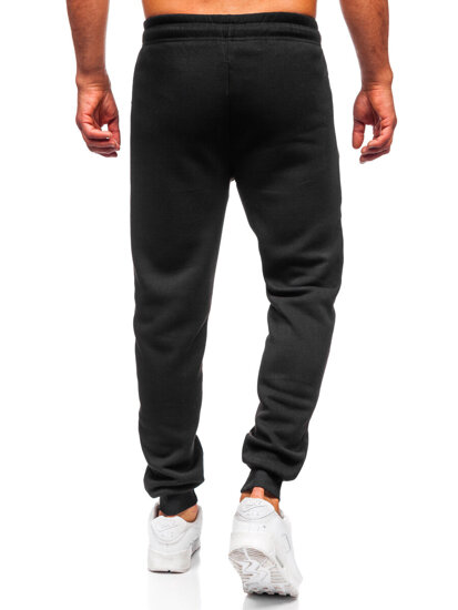 Homme Pantalon jogger épais Noir Bolf JX6217