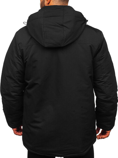 Homme Parka d'hiver Noir Bolf 22M323