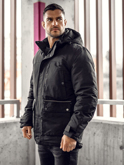 Homme Parka d'hiver Noir Bolf 22M323A