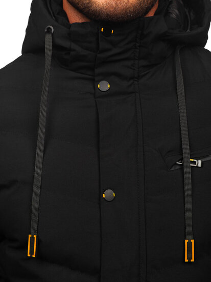 Homme Parka d'hiver Noir Bolf 5M3135