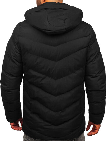 Homme Parka d'hiver Noir Bolf 5M3135