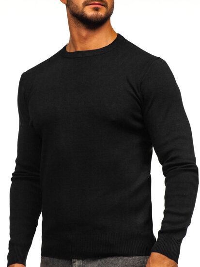 Homme Pull Noir Bolf H2401