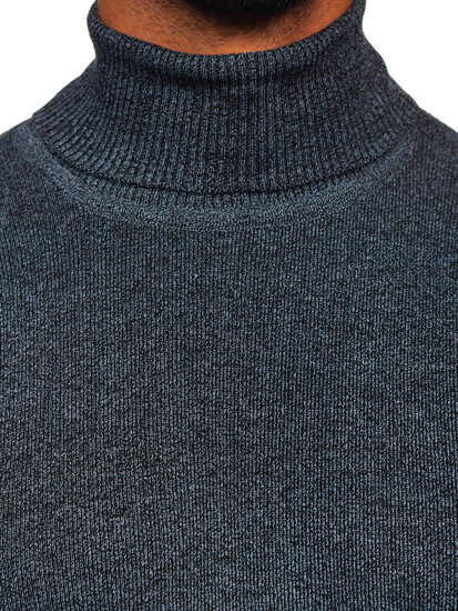 Homme Pull à col roulé basic Graphite Bolf S8515