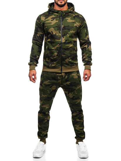 Homme Survêtement à capuche Khaki Bolf 8B159