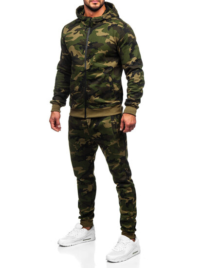 Homme Survêtement à capuche Khaki Bolf 8B159