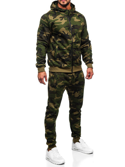 Homme Survêtement à capuche Khaki Bolf 8B159