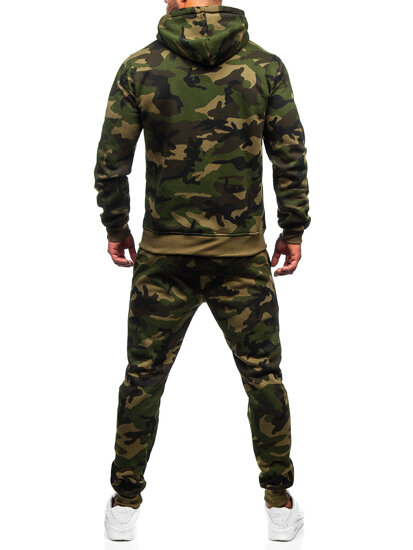 Homme Survêtement à capuche Khaki Bolf 8B159