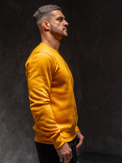 Homme Sweat-shirt Orange ciel Bolf 2001A1