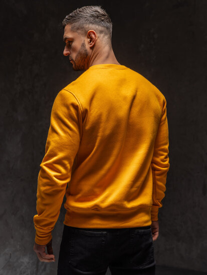 Homme Sweat-shirt Orange ciel Bolf 2001A1