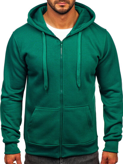 Homme Sweat-shirt à capuche Vert Bolf 2008