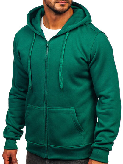 Homme Sweat-shirt à capuche Vert Bolf 2008