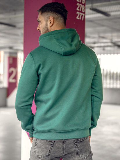 Homme Sweat-shirt à capuche Vert Bolf 2008A