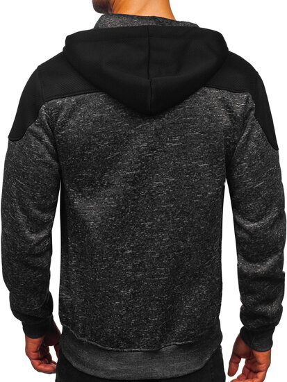 Homme Sweat-shirt à capuche chaud Graphite Bolf TC1310