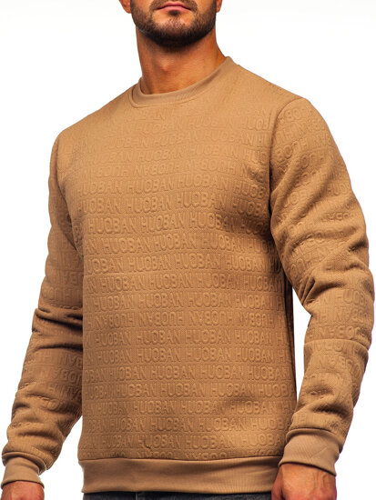 Homme Sweat-shirt imprimé Beige Bolf LJ0599