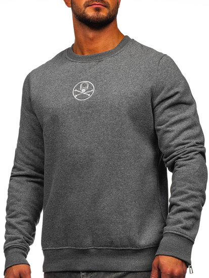 Homme Sweat-shirt imprimé Graphite Bolf MF2014