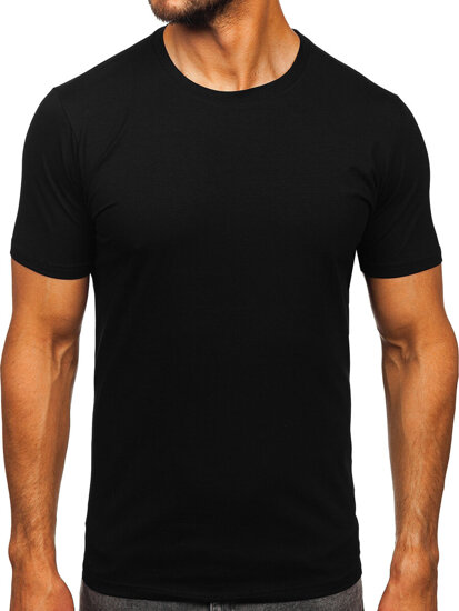 Homme T-shirt basic Noir Bolf M216