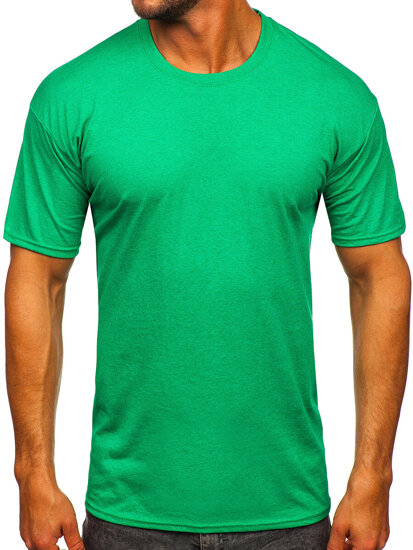 Homme T-shirt basic Vert Bolf B10