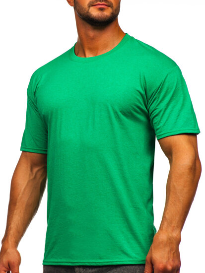 Homme T-shirt basic Vert Bolf B10