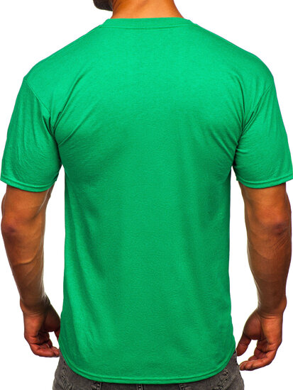 Homme T-shirt basic Vert Bolf B10