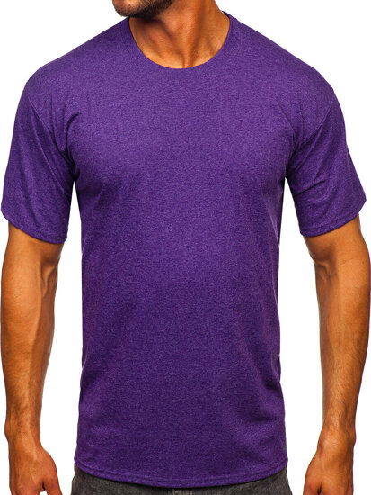 Homme T-shirt basic Violet Bolf B10