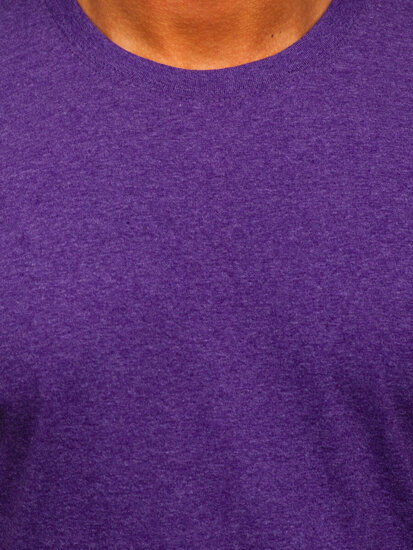 Homme T-shirt basic Violet Bolf B10