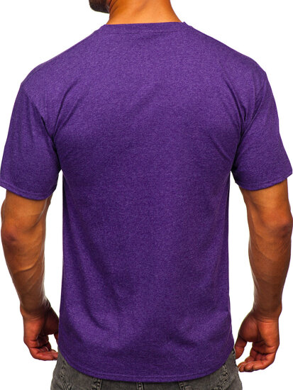 Homme T-shirt basic Violet Bolf B10