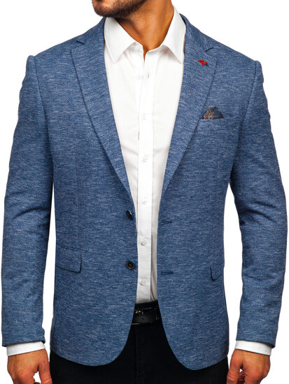 Homme Veste casual Bleu Bolf 017