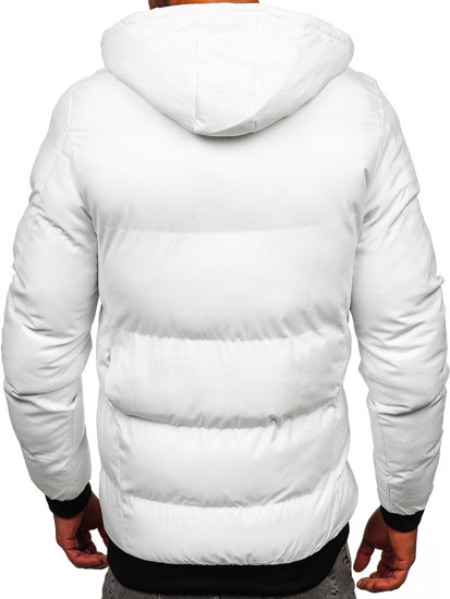 Homme Veste d'hiver matelassée Blanc Bolf 5M3125