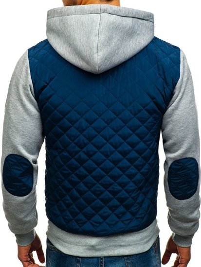 Le blouson de transition sportif pour homme bleu foncé Bolf a91