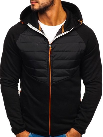 Le blouson de transition sportif pour homme noir Bolf KS1885