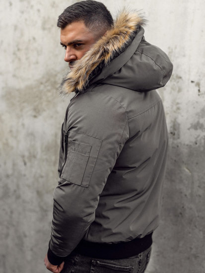 Le blouson d'hiver pour homme graphite Bolf 2019