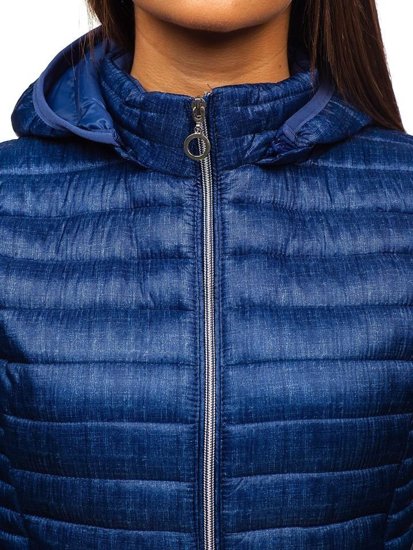 Le gilet pour femme bleu foncé Bolf AB042