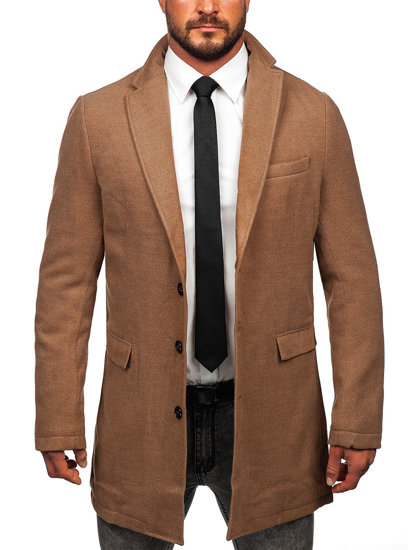 Le manteau d'hiver pour homme camel Bolf 1047