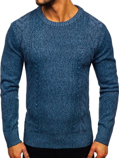 Le pull pour homme bleu Bolf H1937