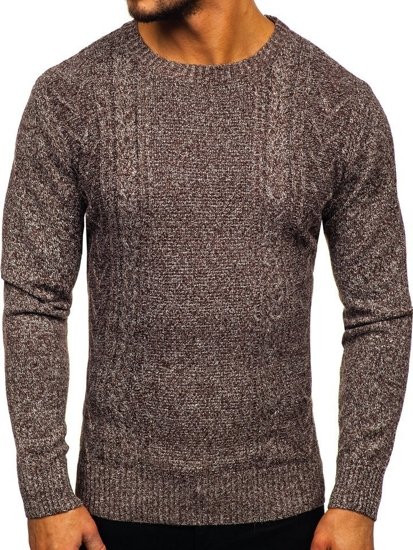 Le pull pour homme marron Bolf H1937