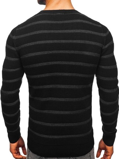 Le pull pour homme noir Bolf 4356