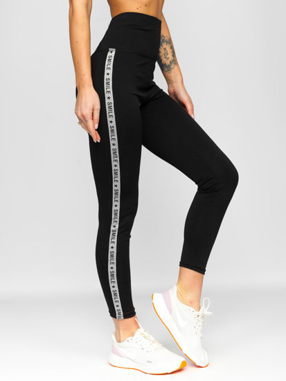 Legging pour femme noir Bolf TS210