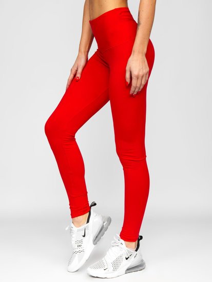 Legging rouge pour femme Bolf YW01044