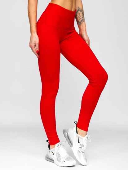 Legging rouge pour femme Bolf YW01044