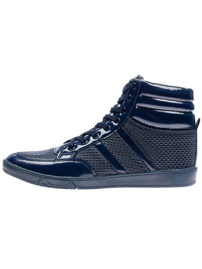 Les chuassures pour homme bleues foncées Bolf 701