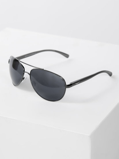 Lunettes de soleil aviateur noires P27