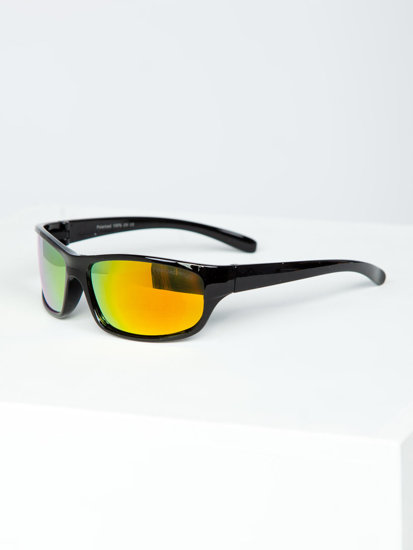 Lunettes de soleil noir-d'or Bolf PLS12