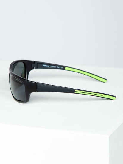 Lunettes de soleil noir-vert Bolf MIAMI1