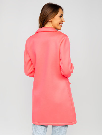 Manteau court pour femme rose Bolf 20672