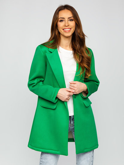 Manteau court pour femme vert Bolf 20672