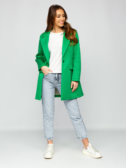 Manteau court vert femme sale